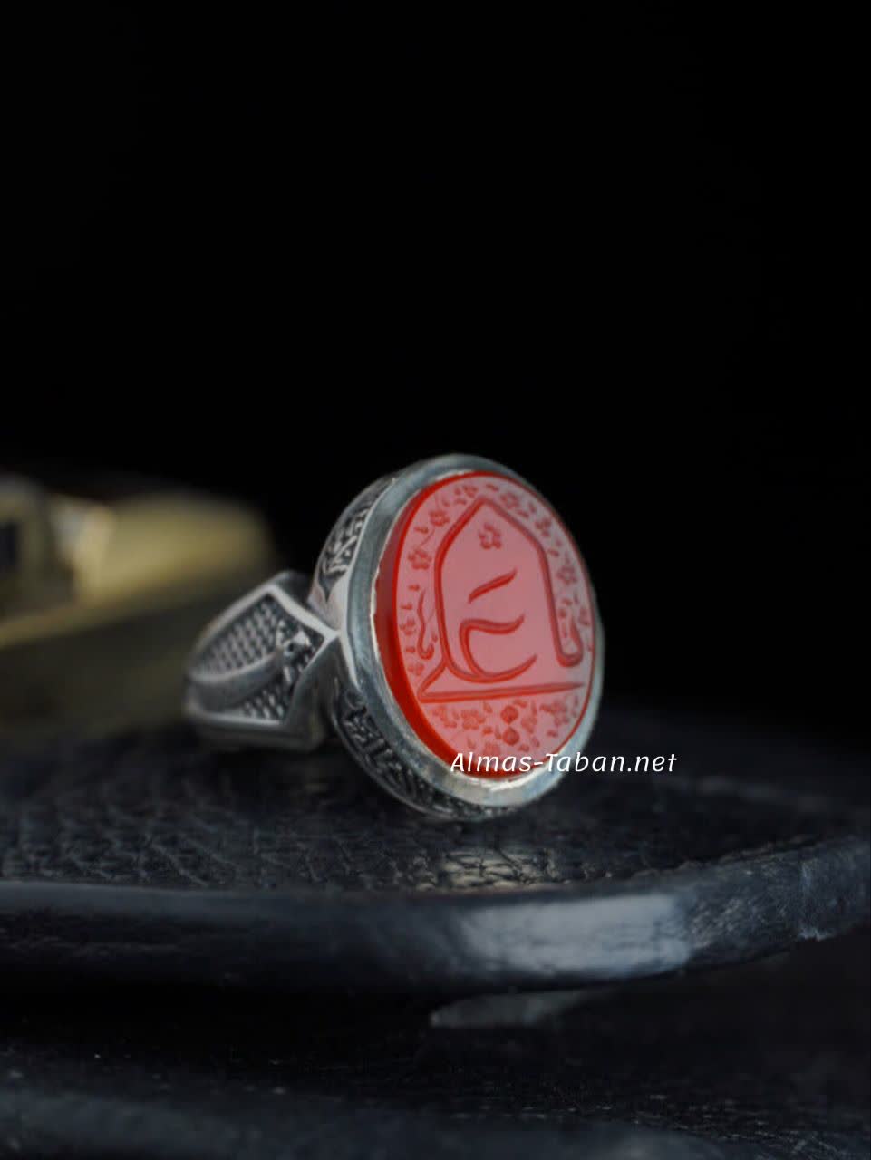 انگشتر مردانه عقیق سرخ کد 2899