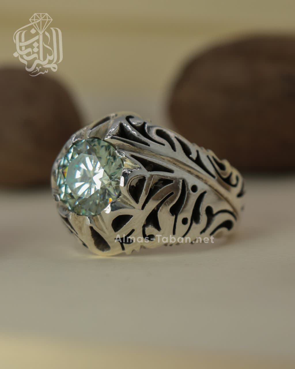 انگشتر مردانه موزانایت کد 2891