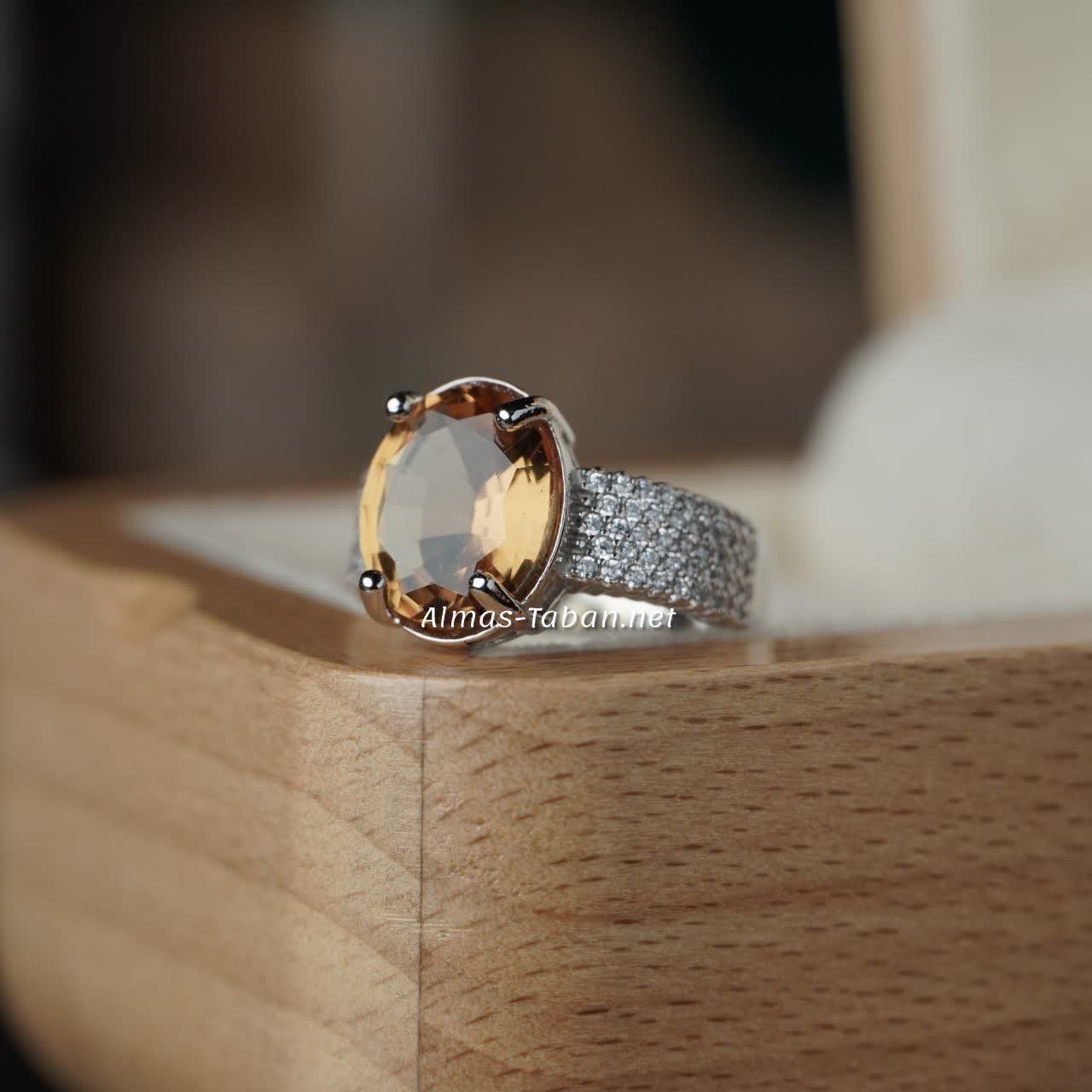 انگشتر زنانه الکساندریت کد 737