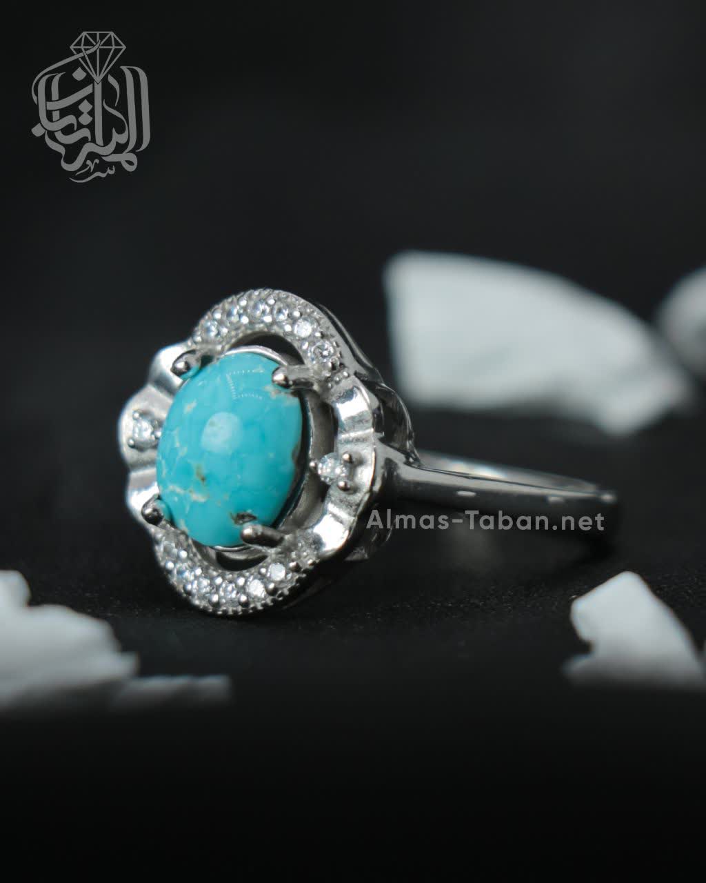 انگشتر زنانه فیروزه نیشابوری کد 694