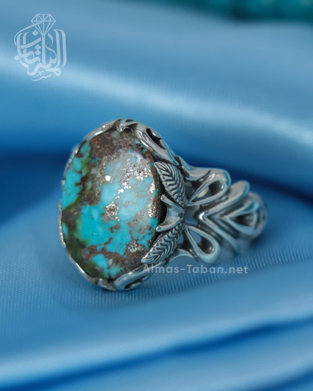 انگشتر مردانه فیروزه نیشابوری کد 2871