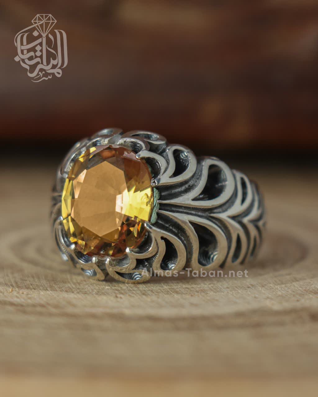 انگشتر مردانه الکساندریت کد 2858