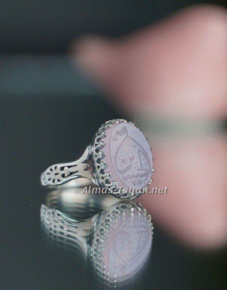 انگشتر زنانه عقیق کبود کد 704